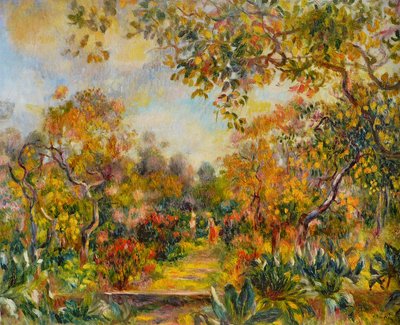 Landscape at Beaulieu by Pierre Auguste Renoir